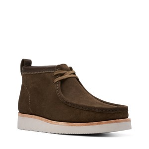 clarks wallabee olive