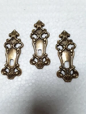Anciennes entrées de clés serrure de porte,en bronze - Photo 1/3