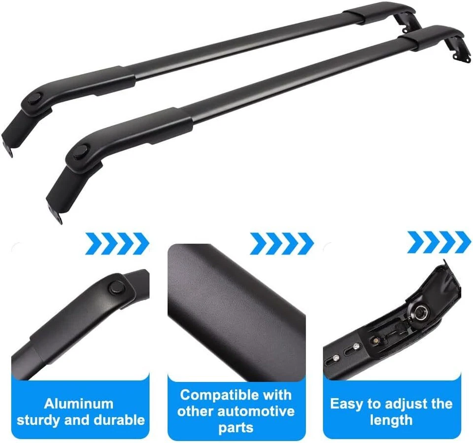 2PCS Roof Rack Cross Bars Fit for 2018-2024 Buick Enclave Cargo Carrier Luggage Foto 4 de 4