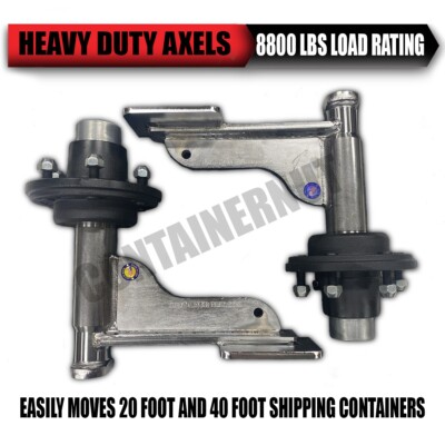 Aztech Container EZY Wheels Kit 8 LUG + EZY Lift Versand Container Räder Und Lift EZY Wheels Kit 8 LUG Hebesystem