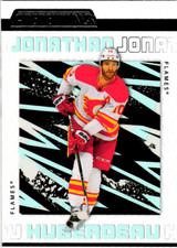 2023-24 Upper Deck Credentials Jonathan Huberdeau Ice Blue Parallel Flames #13