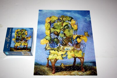Ceaco Timothy Martin In Bloom Grape Arbor 300 pc Jigsaw Puzzle FREE SHIP