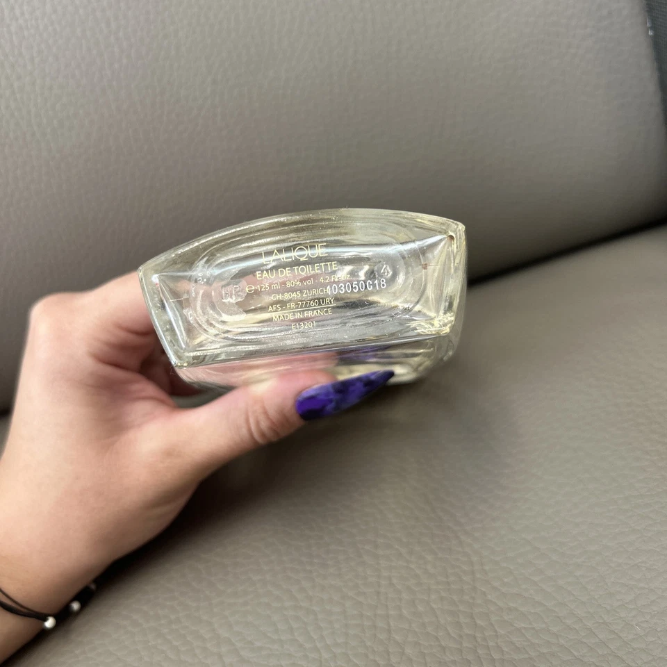 Винтажный LALIQUE Pour Homme Leo для мужчин Lion пустой одеколон бутылка 4 доступны - Изображение 3 из 4