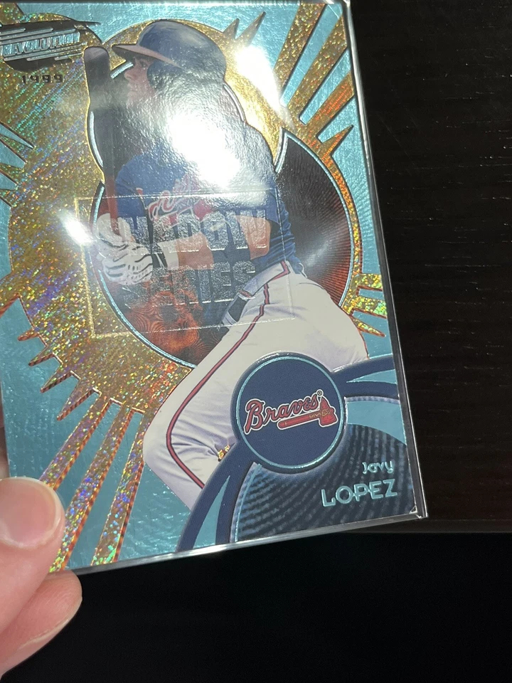 Javy Lopez 1999 Revolution Shadow Series 43/99 SUPER RARO #14 Folha Holo Azul - Imagem 2 de 4