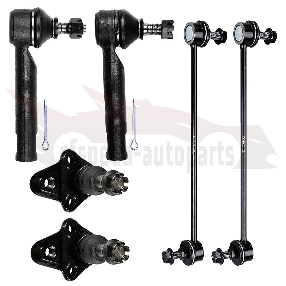6pc Suspension Kit for 2000-2005 Toyota Celica - Ball Joints & Tie Rods