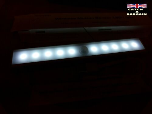 Motion Sensor Night Lights PIR Wireless Cabinet Stair Wardrobe Lamp (N04-B398) - Picture 17 of 31