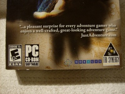 VINTAGE The Secrets of Da Vinci: The Forbidden Manuscript PC GAME