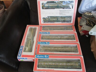 Amer Flyer 4-8251/52/4-9504/05/06/07 Erie Passenger Set  (10/6/24 210)
