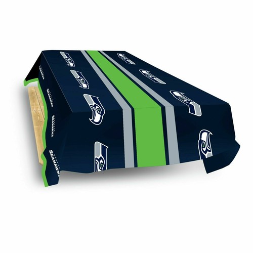 NFL Seattle Seahawks Plastic Table Cover - Afbeelding 1 van 2