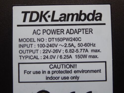 TDK Lambda DT150PW240C 24.0V 4-Pin XLR Power Adapter for Marshall Electronics - Picture 5 of 5