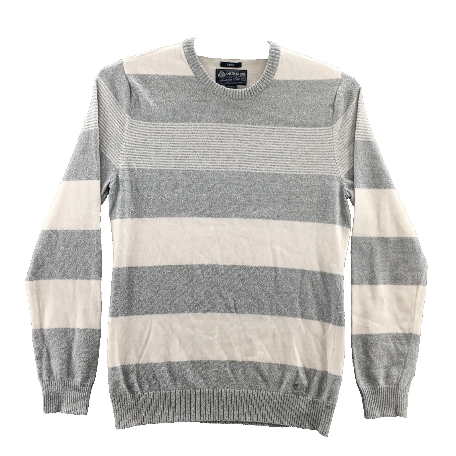 American Rag Cie Striped Crew Neck Sweaters for Women