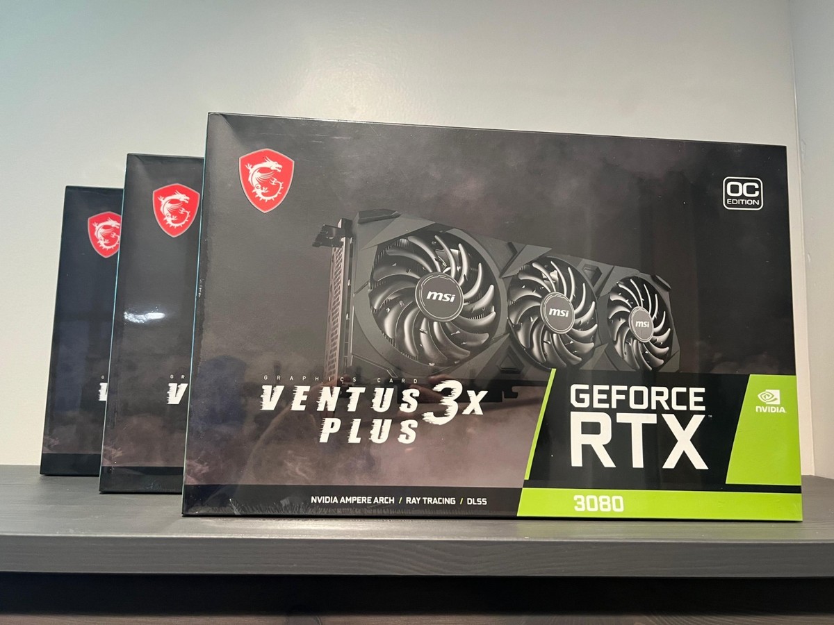 NEW, UNOPENED MSI Gaming GeForce RTX 3080 LHR 10GB GDDR6X (Ventus
