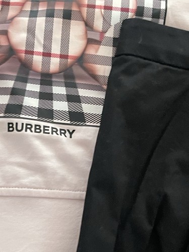 Burberry Pink Shirt “Pia Bear“ And A Black Burberry Skirt “ Myrtle” Sz6 NWT - Picture 13 of 20
