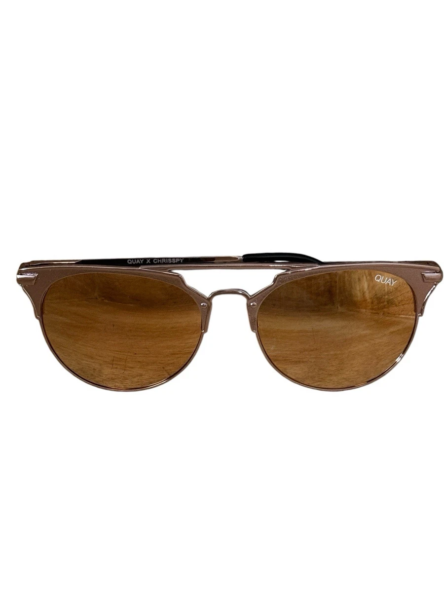 Quay Australia X Chrisspy Gemini Rose Gold Sunglasses | eBay