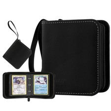 Mini Size Card Binder for Pokemon Cards, iofeiwak  2x2 2 Pockets with 40 Re