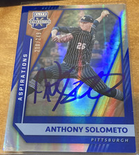 Panini 2021 Elite Extra Anthony Solometo #37 Aspirations Auto Pirates