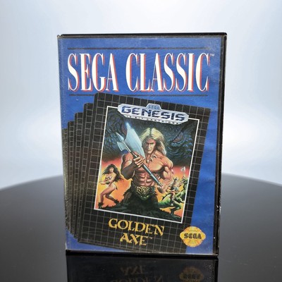 Golden Axe Sega Genesis CIB Complete Game+Box+Manual 1989 Classic Tested  