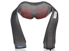 Snailax Shiatsu Neck and Shoulder Massager Back Massager with Heat Deep Open Box