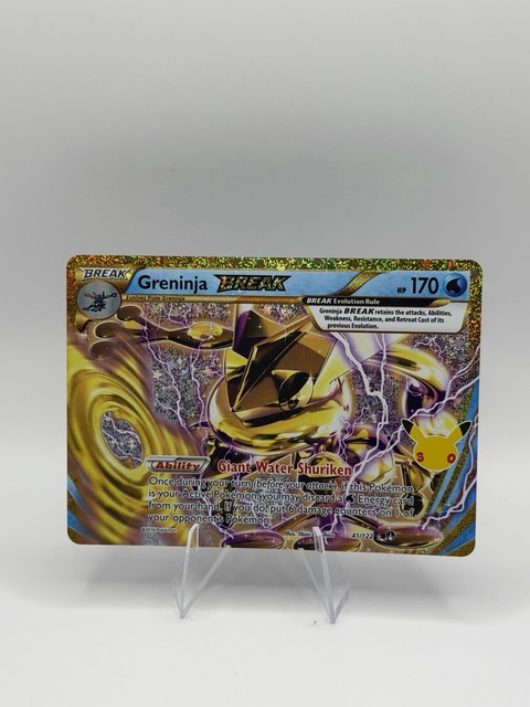 The Pokemon Company Greninja BREAK 41/122 Breakpoint Holo 170 HP 30th AE