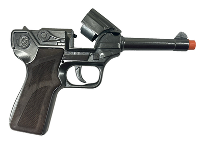 TOY German LUGER 9mm WWII Diecast Metal Ring Cap Pistol Gun CAPGUN