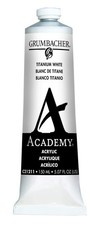 Grumbacher Academy Acrylic Paint Metal White 5 07 Oz Functional Standard