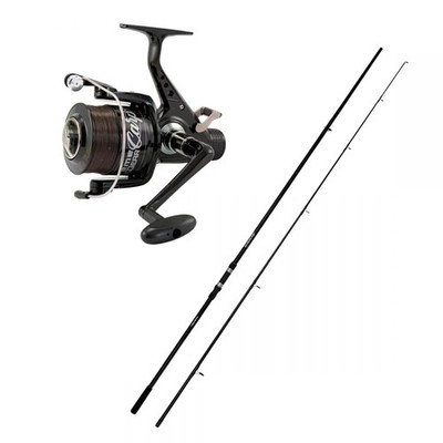Lineaeffe Karpfencombo 12ft 3,60m 3,00lbs Extreme Carp  + Freilaufrolle + Schnur