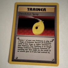 Pokémon Devolution Spray Base Set Rare Trainer 72/102 Regular English Card