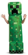 Disguise Minecraft Creeper Inflatable Costume, Green