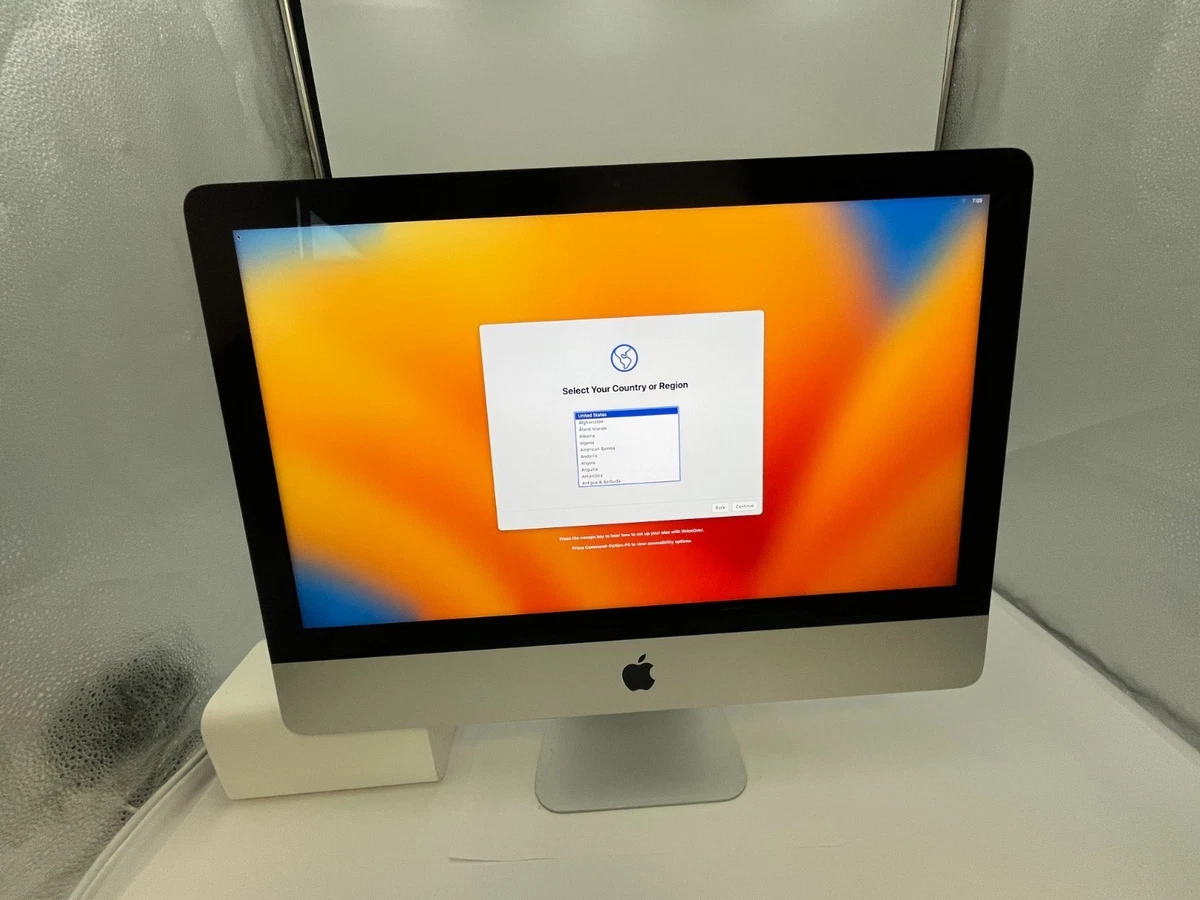 Apple iMac Intel Core i5 7th Gen. 2017 Release Year Apple Desktops