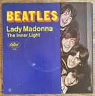 Beatles Lady Madonna Inner Light Capitol 2138 45rpm W/PS East Coast