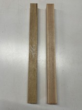 2 Pcs, Black Limba+White Ash Turning Wood Blank 24" x 2" x 2" DIY Woodworking#26