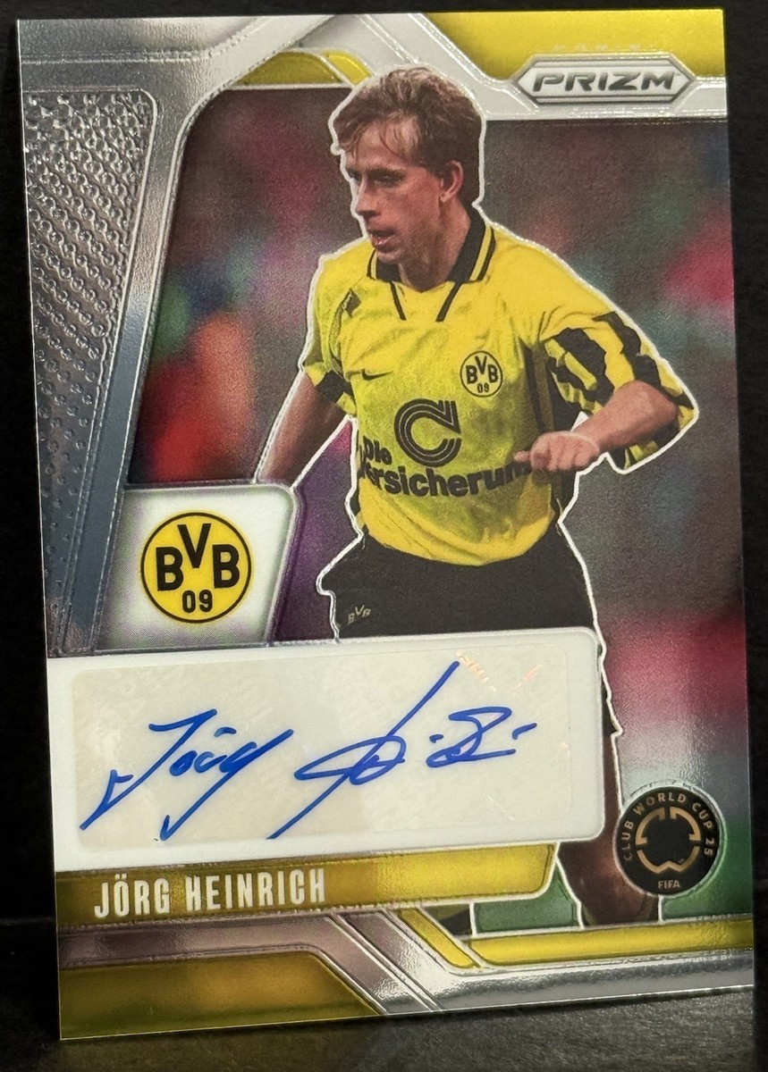 2025 Panini Prizm FIFA Club World Cup Dortmund Jorg Heinrich Auto