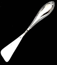 British Antique Silver Shoehorn George V Birmingham 1922 Sterling Silver Handle