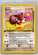 Eevee [1st Edition] #51 Prices | Pokemon Jungle | Pokemon Cards