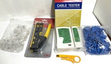 Solsop Pass Through RJ45 Crimper Tool Kit All-in-One - Cat5 Cat6 Cat7 - New