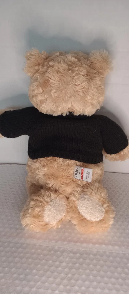 Suéter BMW Oso de Miel Peluche de Gund Peluche Negro Tejido Logo BMW Foto 2 de 4