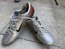 Nike Mercurial Vapor 3 MV platinum Sport Red Football Boots US7 Ronaldo