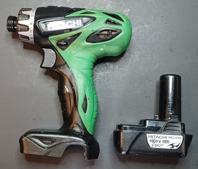 Hitachi DB 10D 10.8 V Cordless Driver Drill  With Rechargeable Battery BCL1015
