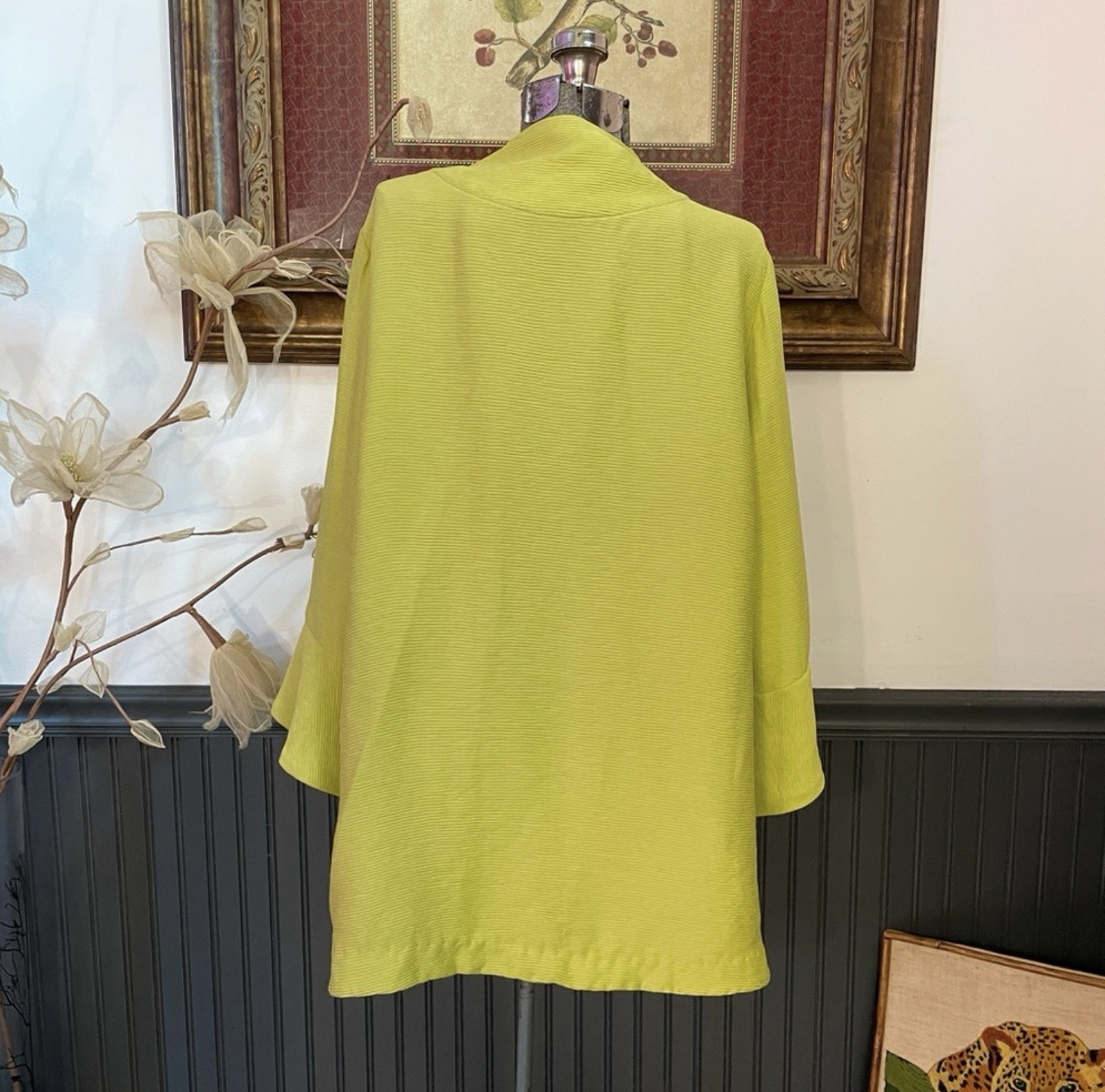 IC Collection Lime Ribbed Single Button Asymmetri… - image 8