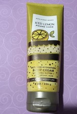 Bath  And Body Works ICED LEMON POUND CAKE Body Cream Lotion 8oz