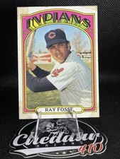 1972 Topps Card Baseball Ray Fosse Cleveland Indians #470 GD-VG