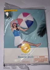 Sun Squad Large Inflatable PVC Beach Ball 25 Inch Diameter Pool Toy NEW