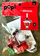 NEW POP! SANTA BELL DIY CRAFT CHRISTMAS ORNAMENT KIT - FUN & EASY!