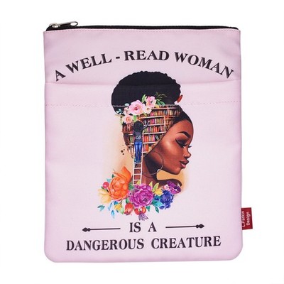 Büchertasche ''A Well-Read Woman'', Buchhüllen mit Verschluss