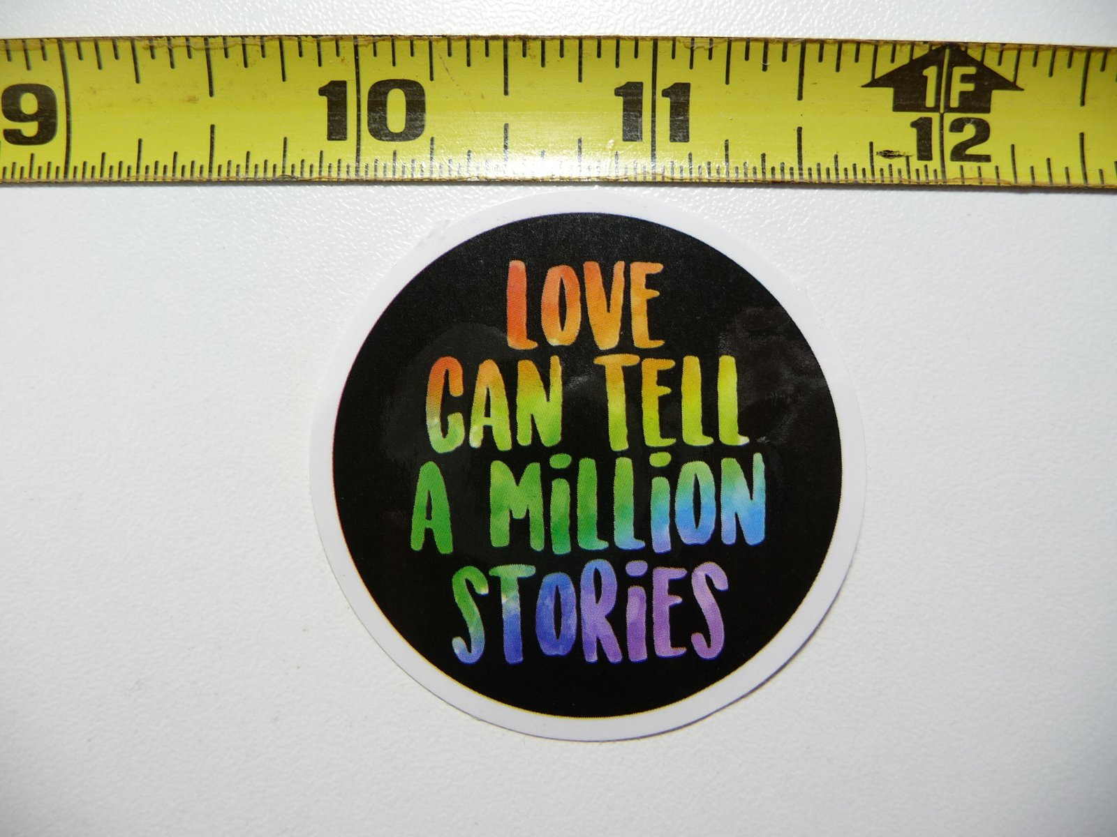 LOVE A Million Stories Christian Faith Decal Sticker for Church and Belief Inspiration