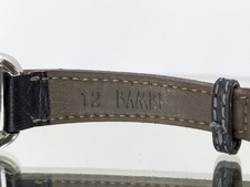 HERMES Cape Cod De Zone CC3-210 Silver Black Quartz Women's Working Authentic 18