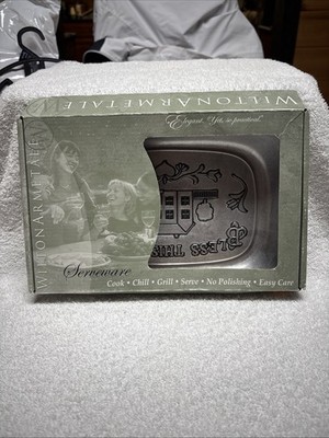 Wilton Armetale Metal Serving Dish/ Bread Tray/ Cooking Dish/ Bless This House