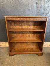 Old Charm Freestanding Bookcase Oak Bookshelves Arts And Crafts 
