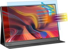 15.6 inch Monitor Screen Protector, Anti Blue Light Anti Glare Portable Monitor