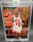 Fleer 1995-96 Michael Jordan #323 Chicago Bulls NBA Basketball Card